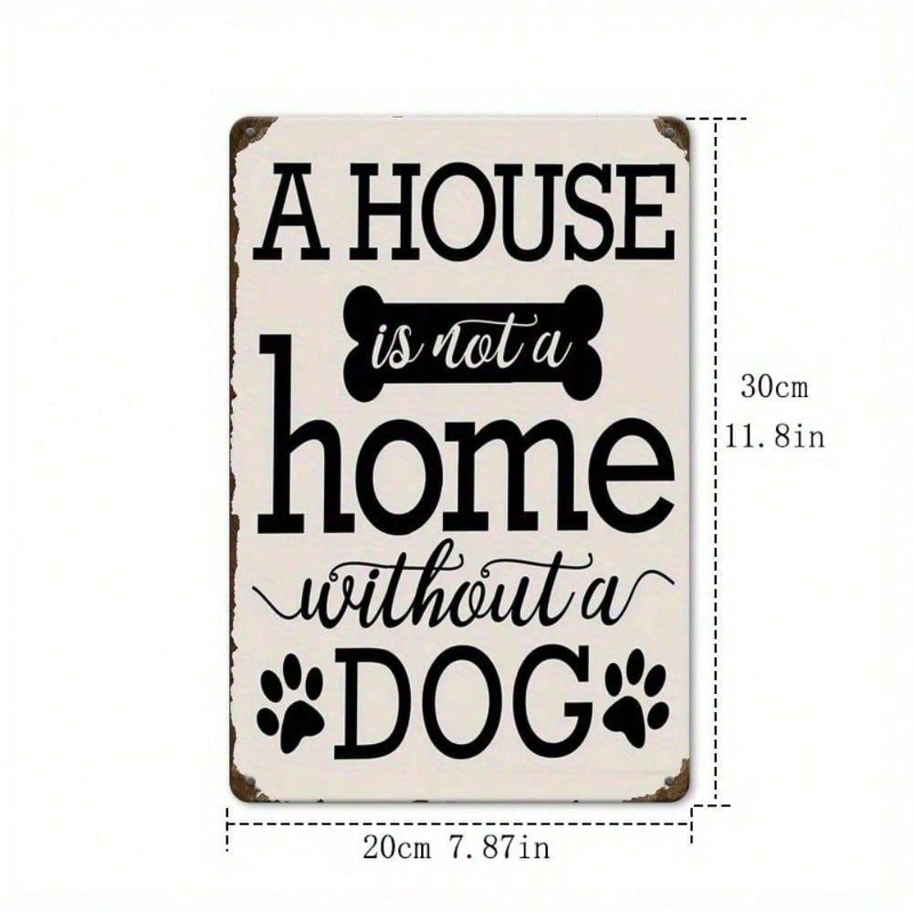 Metal Poster Wall Art Vintage Tin Sign Retro Farmhouse Decoration for Home Kitchen Bar Pet Gift