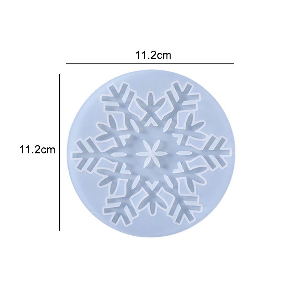 1PC DIY Round Epoxy Resin Mold Hollow Out Coaster Mandala Flower Tray Cup Mat Silicone Mould DIY Home Decor Making