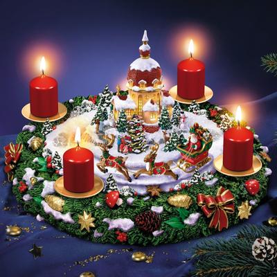 Sankt Nicolaus' Wonderful Christmas Dream Santa Claus Christmas Home Decoration Sticker Holiday Party New Year Supplies Decorations