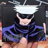 New Jujutsu Kaisencomics Cartoon Wallet Cool Metal Design Short Purse With Zipper Pocket Holiday Gifts