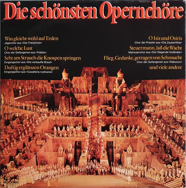 LP Record VARIOUS  Die Schnsten Opernchre 85981XBR Eurodisc Germany Classical Used