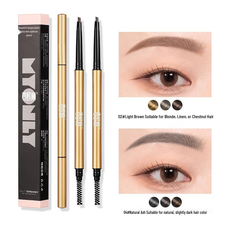 Maiolee Little Gold Dual-Ended Ultra-Fine Smudge-Proof Eyebrow Pencil
