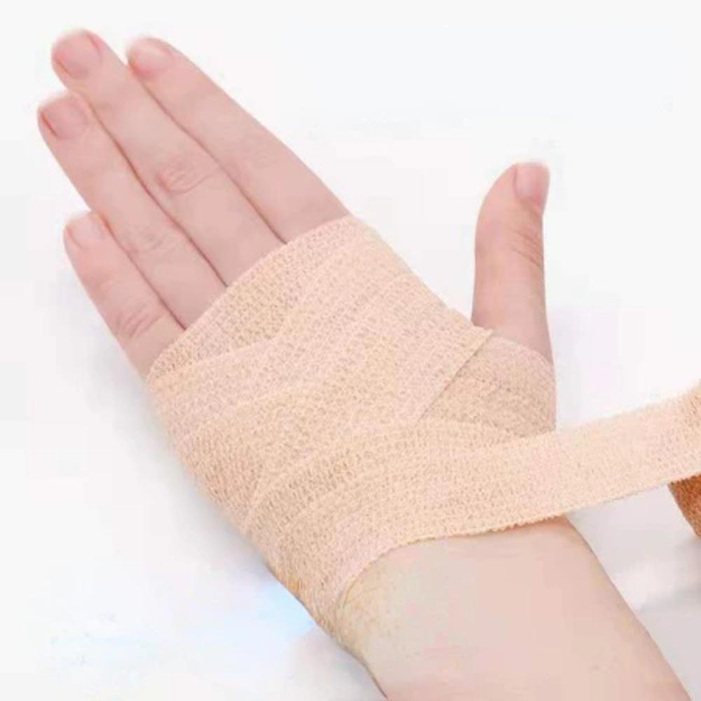 2PC Self-Adhesive Elastic Bandage Wound Bandaging Supplies Training Breathable Fixation for Sports First Aid Wound Plasters Tape