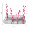 Collapsible Travel Bottle Drying Rack with Cover Portable Bottle Dryer Holder Foldable Box Dustproof Baby Bottle Drying Rack