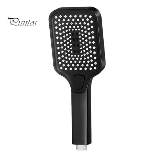 High Pressure Filtered Shower Head with Handheld 4 Water Discharge Modes Anti-Clog Silicone Outlet Leak-proof Shower Nozzle
