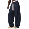 Men's Color Casual Wide Leg Loose Fit Sweatpants