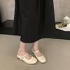Innere erhöhte Plattform silberne Tasche Kopf Halbschuhe Damen tragen neue Mary Jane Schuhe