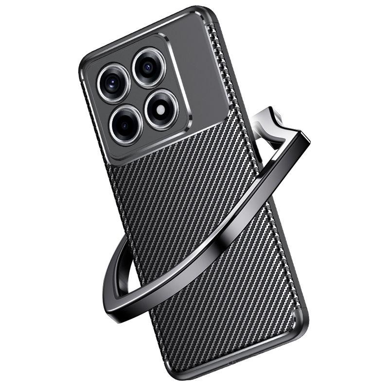 Mi 14T Pro Beetle Carbon Fiber TPU Soft Case Mobile Phone Case Xiaomi 14T Pro Protective Case