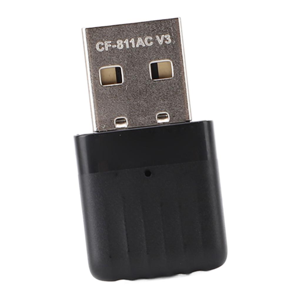WiFi Network Adapter 650Mbps 2.4G 5.8G Dual Band USB WiFi Receiver Transmitter for Win XP 7 8 8.1