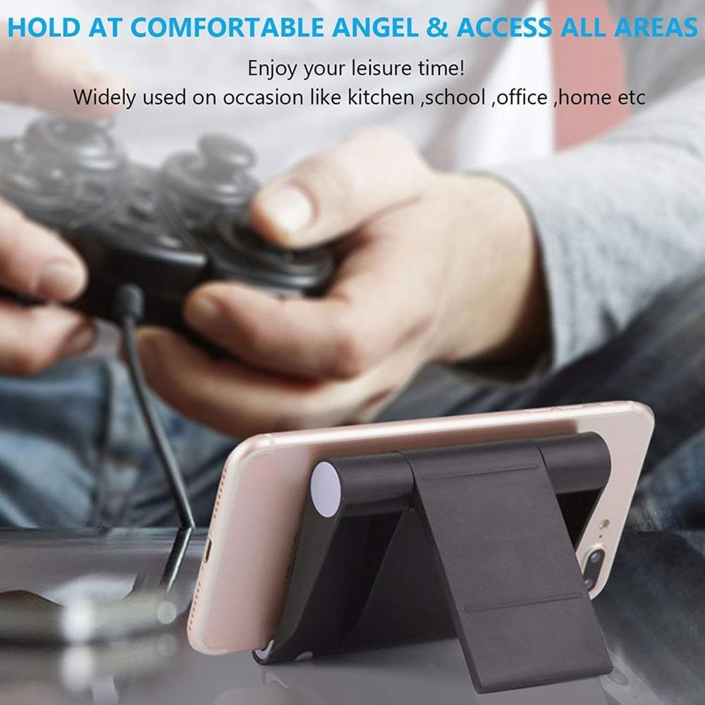Universal Foldable Desk Phone Tablet Holder Stand Compatible with Tablet PC Mobile Phone MP5