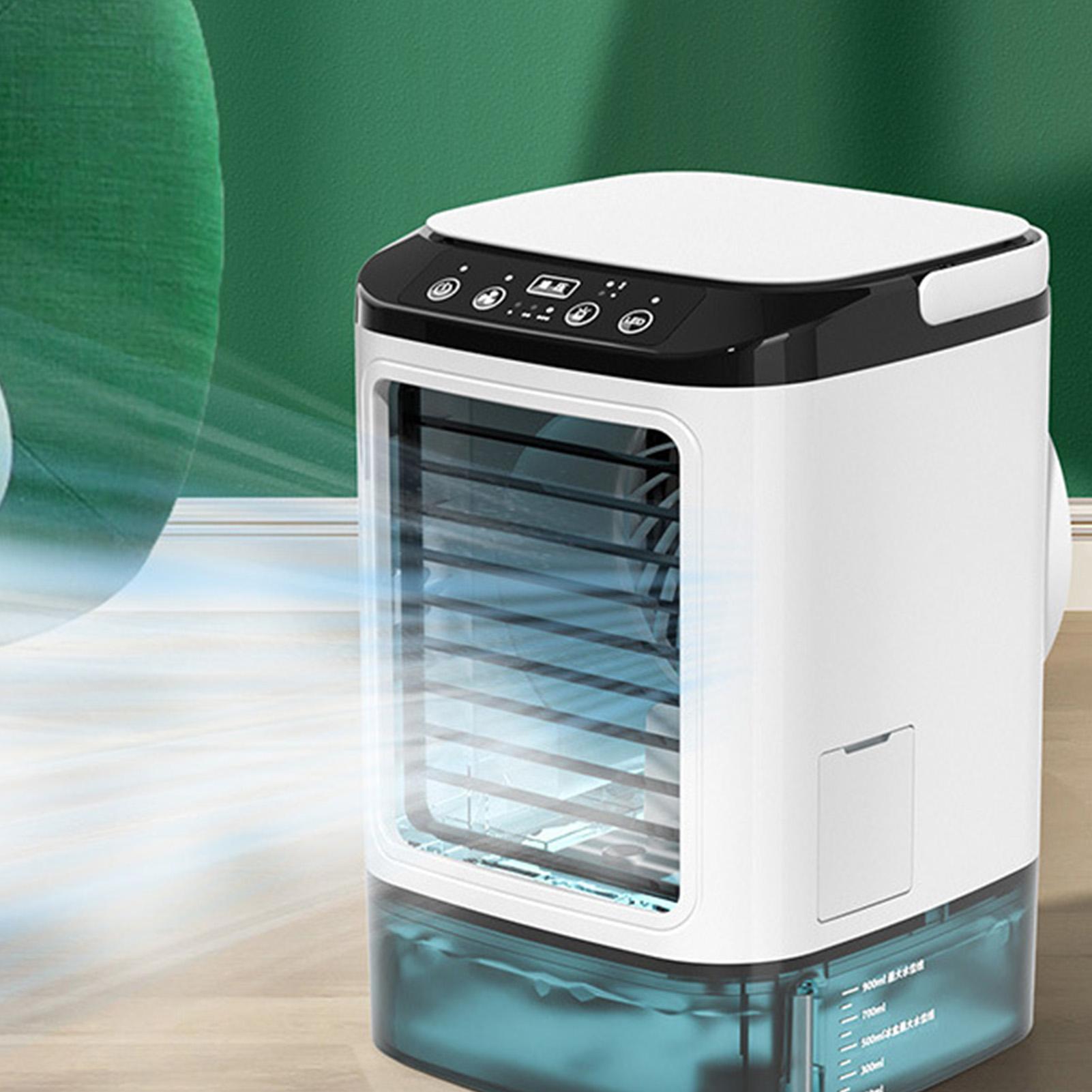 

Испарительный воздухоохладитель Красочный болотный охладитель Портативный вентилятор кондиционера 3 скорости ветра для дома белый