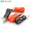 5PCS Terminal Blocks JS-910B 4mm Amplifier Terminal Connector Binding Post Banana Plug Jack Mount Black 5 Red 5
