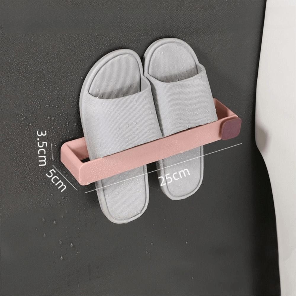 No Punching Bathroom Slipper Shelf Wall Mounted Flip Flop Shelf High Quality Shoe Rack
