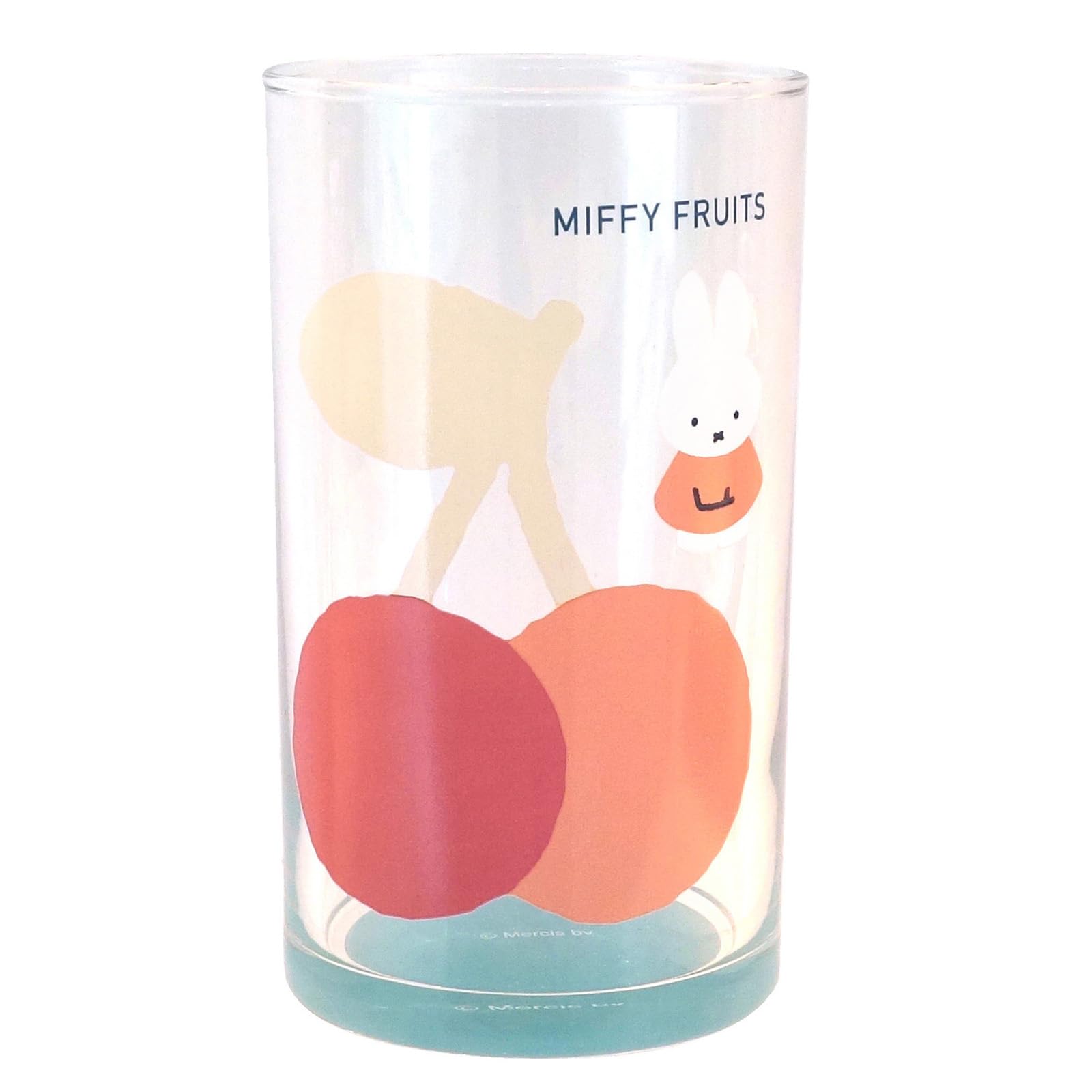 

Dick Bruna MIFFY FRUITS Glass Made in 421119 Miffy Tumbler, Approx. 210ml, Green, Japan, зелёный
