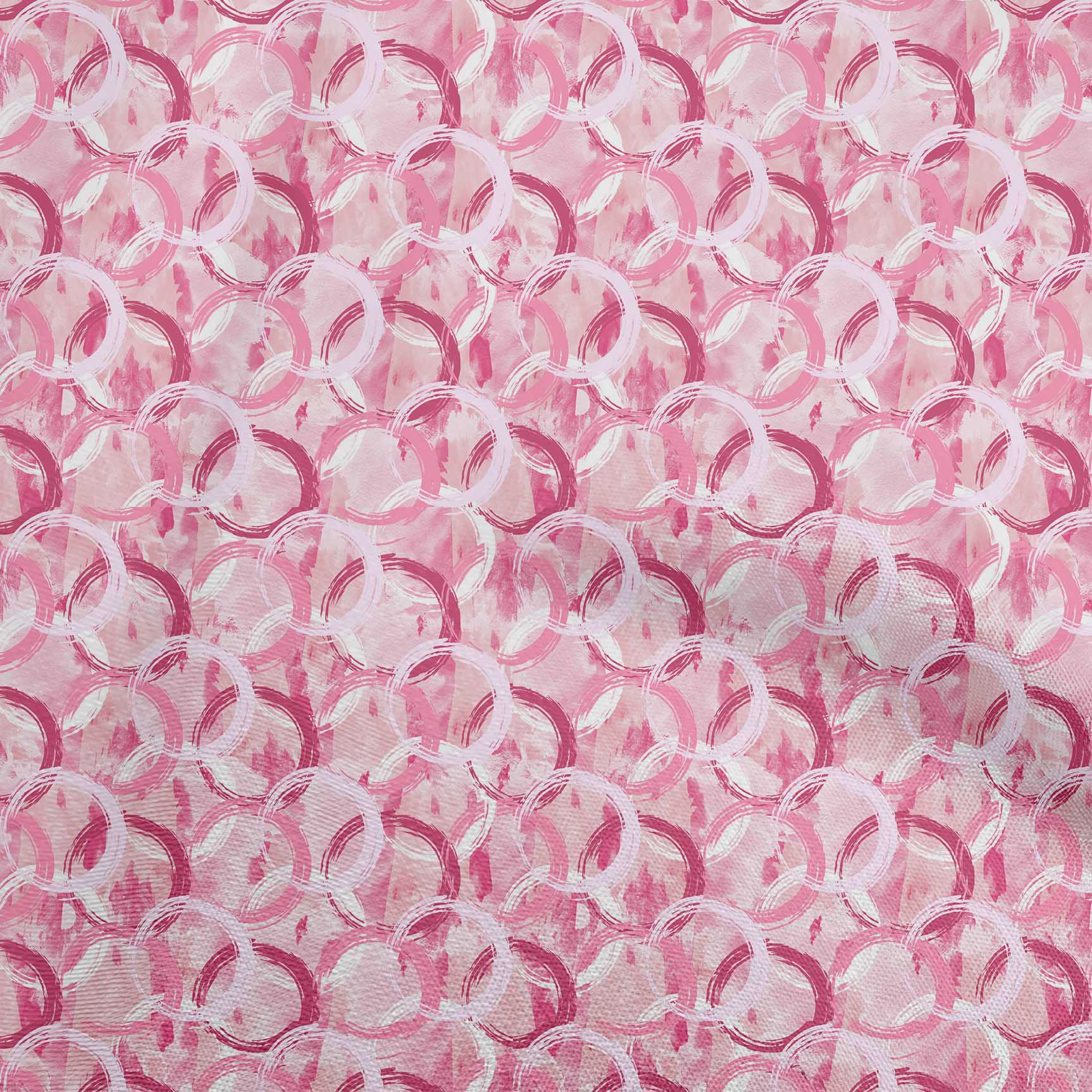 

oneOone Cotton Flex Green Fabric Abstracts Матеріал сукні Тканина з принтом Тканина у дворі 40 дюймів 42 Inch Wide - Viscose Chiffon рожевий