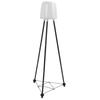 Metal Solar Floor Lamp Solar Powered Plant Stand Easy Assembly IP54 Waterproof Outdoor Floor Lamp for Garden Patio Yard