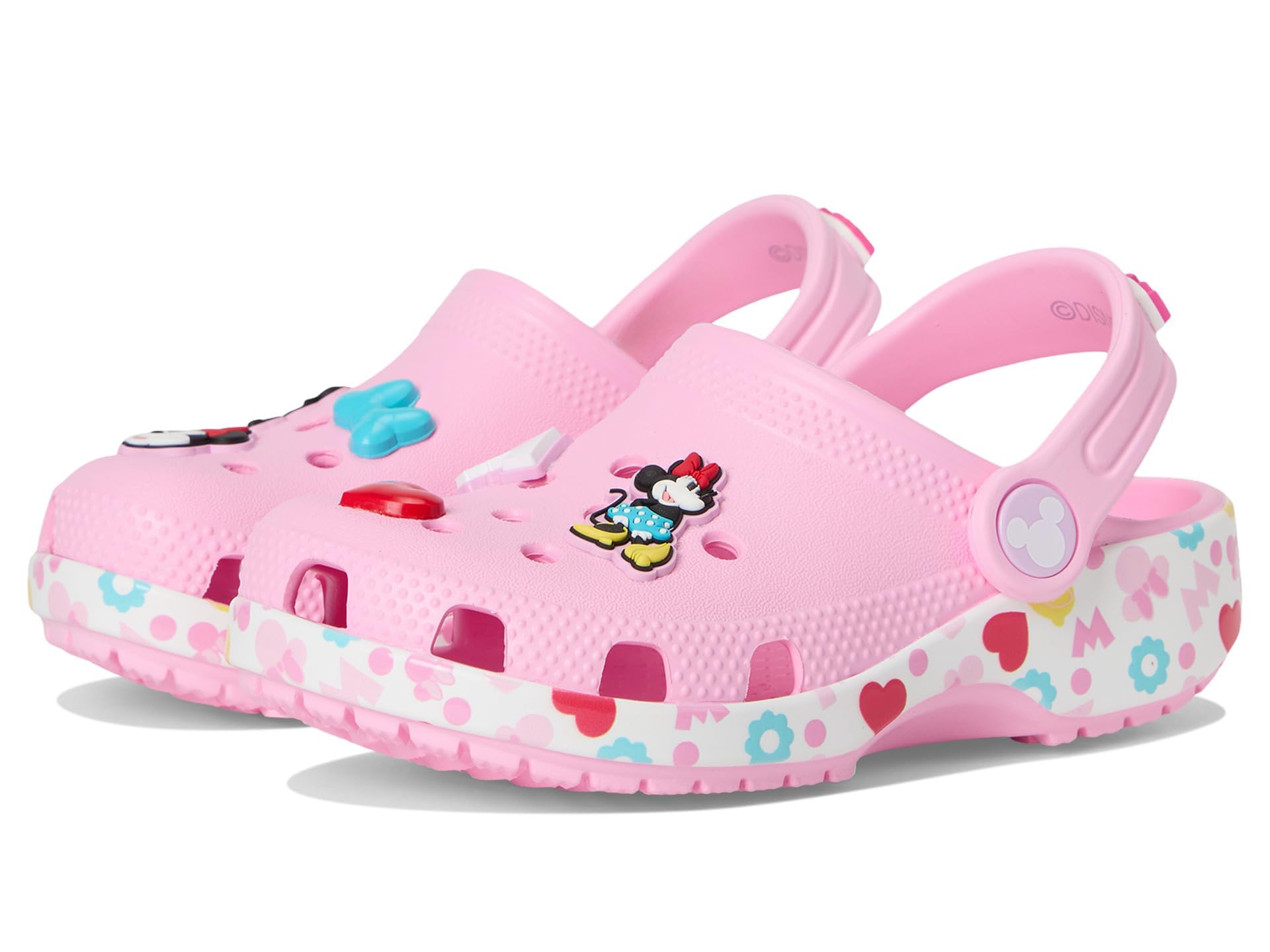 Детские кроксы Crocs Mickey & Friends Minnie Classic Clog, Мульти, 21 см