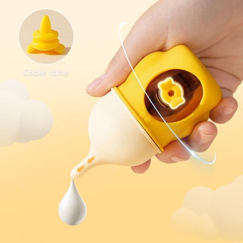 Practical Animal Feeding Bottle with Clear Scale and Silicone Nipples Accessory for Newborns Kittens Puppies 80ml