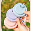 Portable Folding Water Bottle Silicone Portable Drinking Cup Durable Collapsible Water Cup