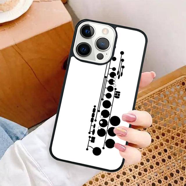 Musical Instruments Saxophone Phone Case for iPhone 17 Air 16 16e 15 Plus for Apple 13 11 12 14 Pro Max Cover coque