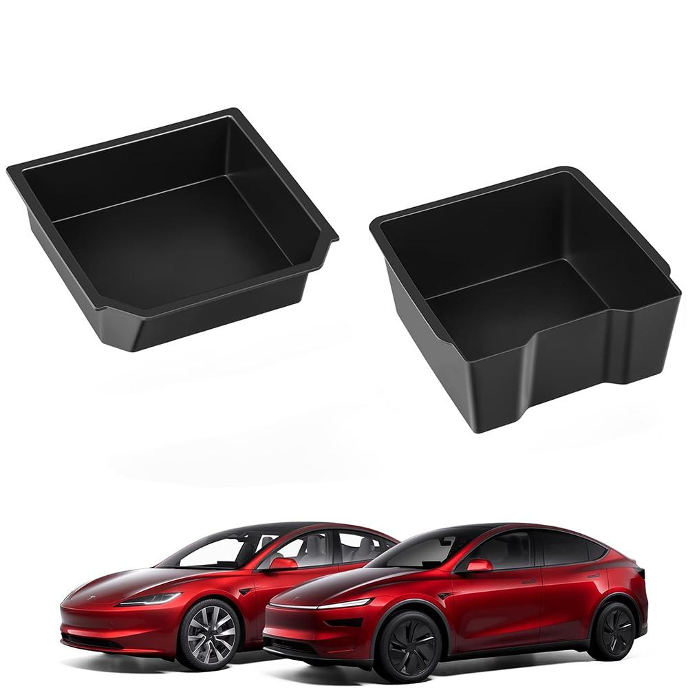 Center Console Organizer Tray for Tesla Model Y Juniper 2025-2026 & Model 3 Highland 2024-2026 Console Hidden Storage Box