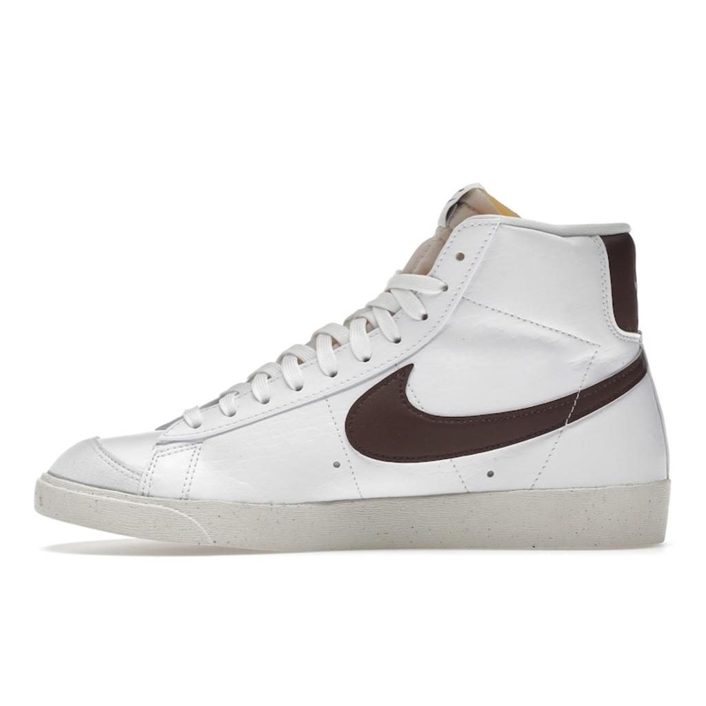 Nike Blazer Mid 77 Next Nature Cacao Wow Women Sneakers White Sail Black DQ4124-104