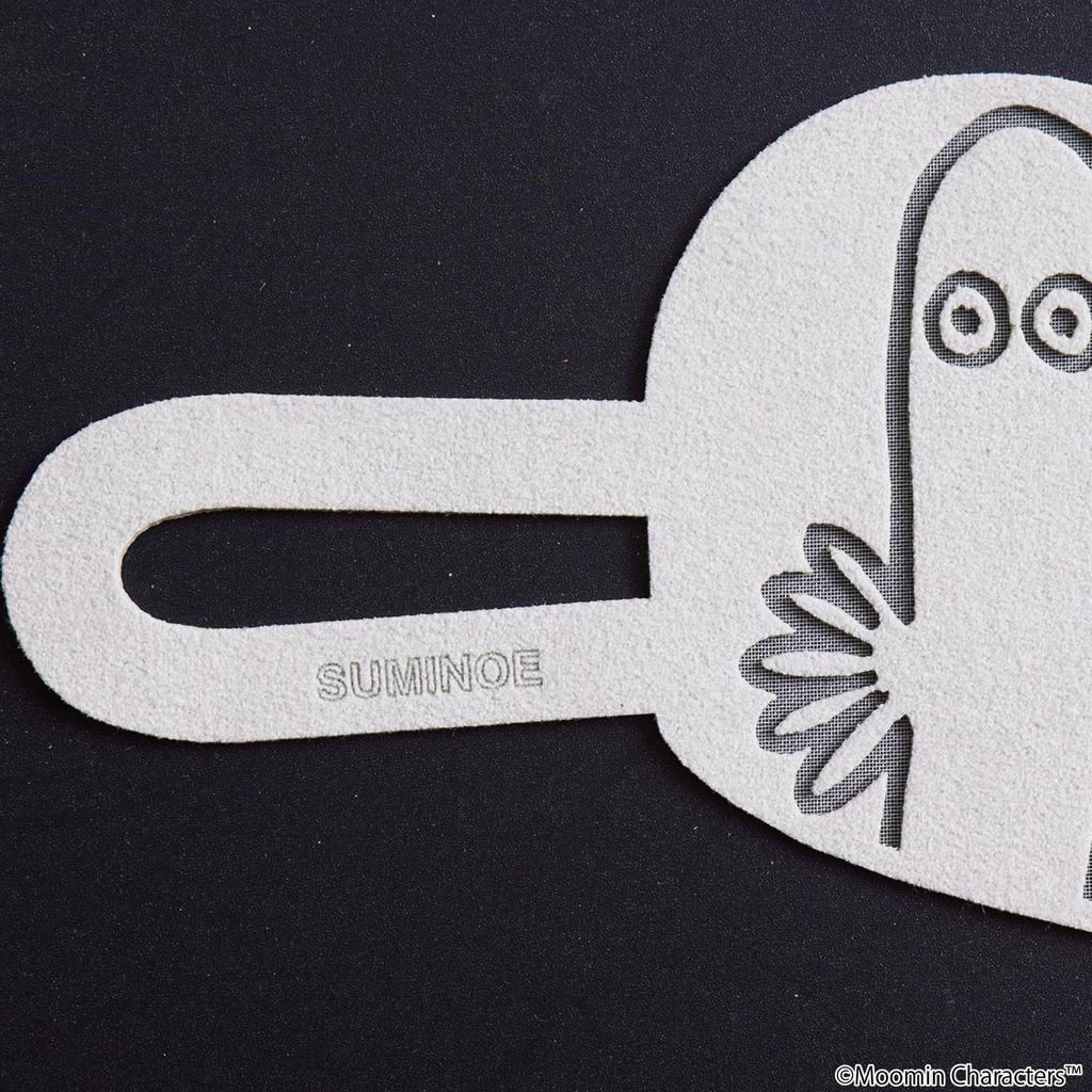 Suminoe Moomin Hattifattener Suede Charcoal 49cm Pack of 2 Tassels, Gray, Approx. Long, A9003,