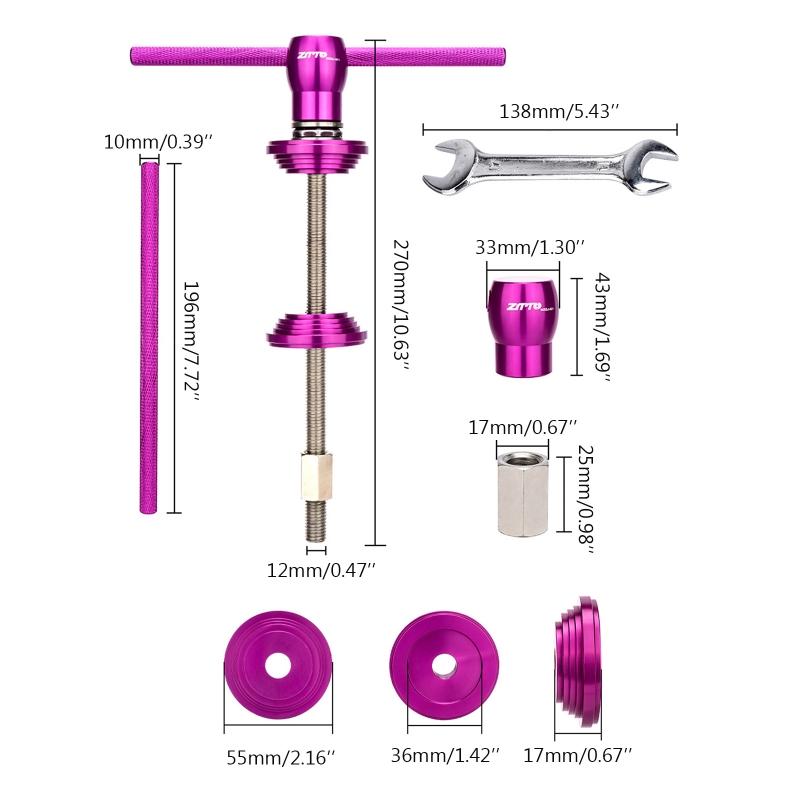 Bicycle Headset Installation Removal Tool MTB Road Bike Bottom Bracket Bearing Press Tool BB Axis Frame Press BB Tools
