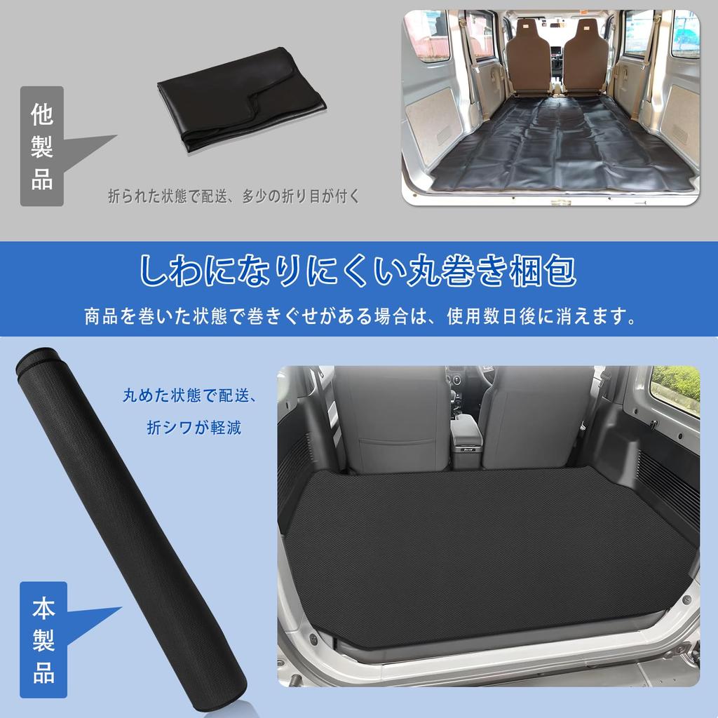 Compatible with the New Jimny Jimny Sierra and JB04 This 2D Trunk Mat Is Made of PVC and Features a Storage Protective and Luggage Easy Installation