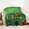 Arsenal Blanket Soft Warm Cozy Perfect for Picnics Chair Livingroom for All Seasons Playful Design Gifts For Family Or Friends