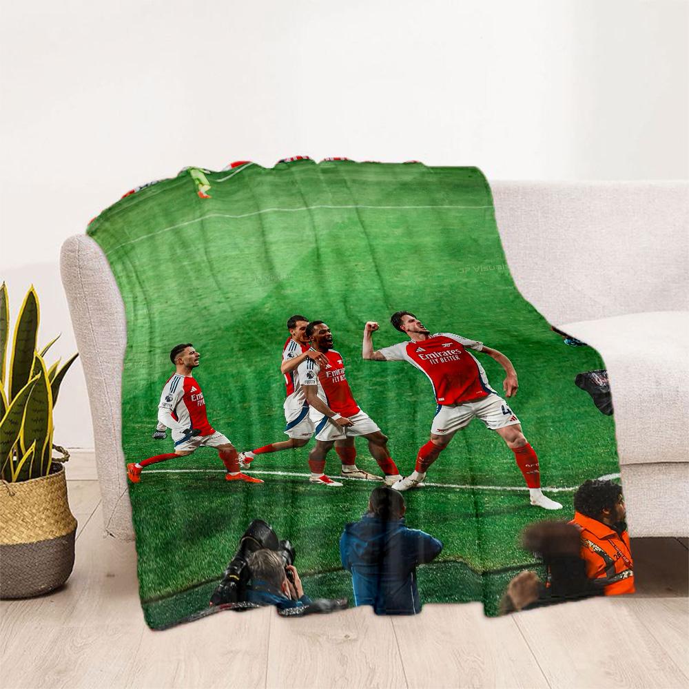 Arsenal Blanket Soft Warm Cozy Perfect for Picnics Chair Livingroom for All Seasons Playful Design Gifts For Family Or Friends