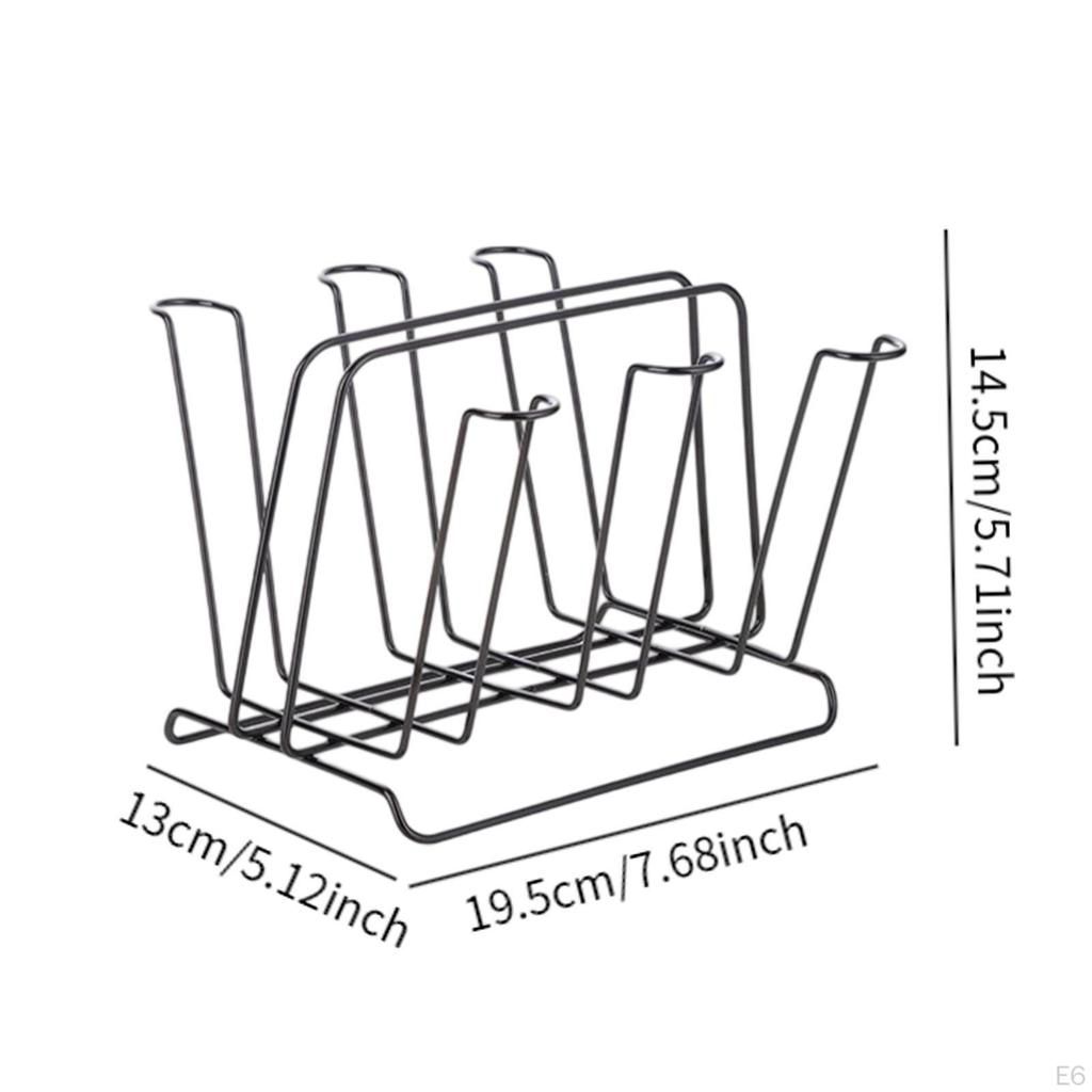 Bottle Drying Rack Coffee Mug Holder Non Slip Sturdy Glass Tumbler Organizer Cup for