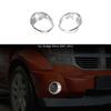 Chrome Front Fog Light Cover Lamp Trim Bezel For Dodge Nitro 2007-2012 Exterior
