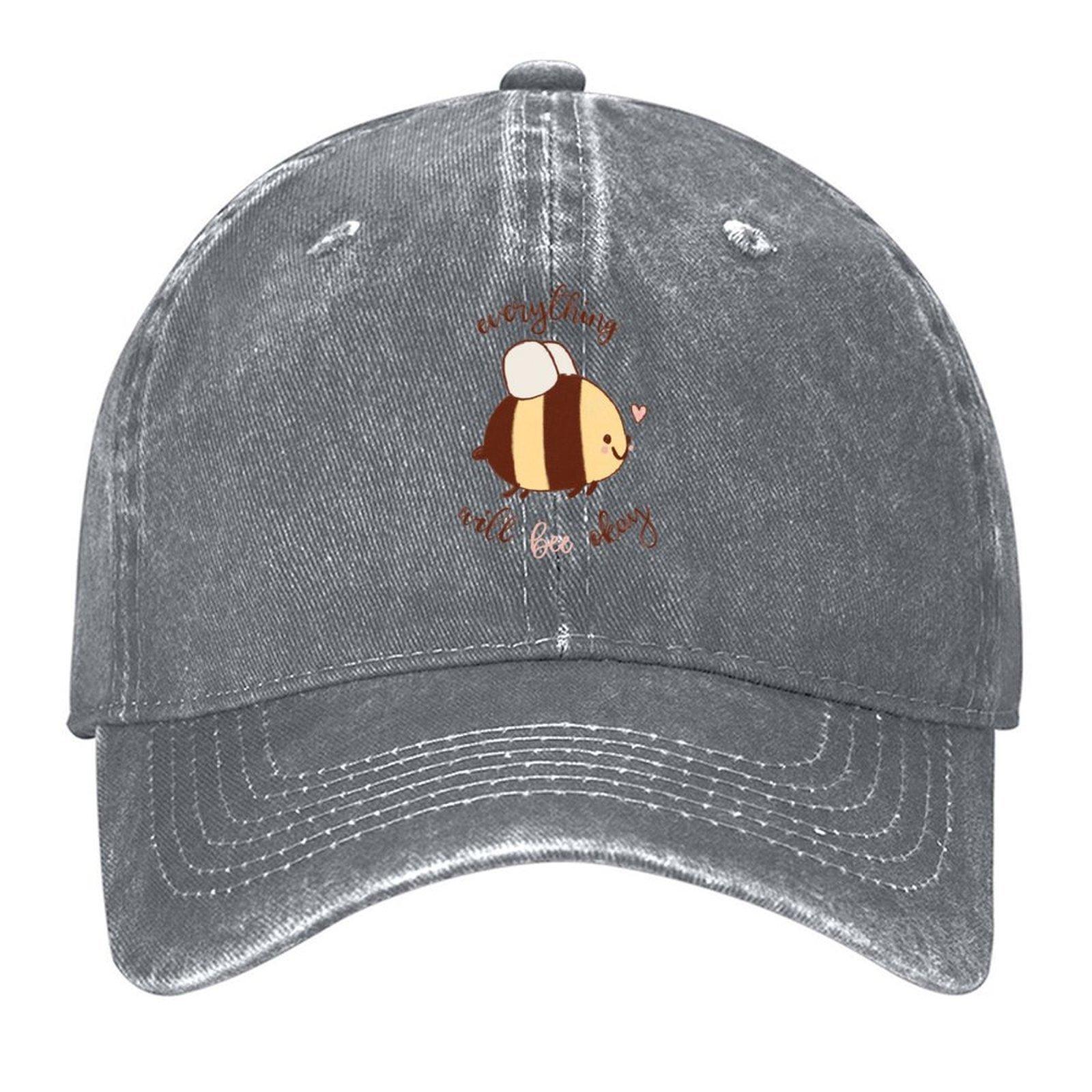 2026 Everything Will Bee Okay Baseball Cap Hat Man For The Sun Hip Hop Dad Hat Hat Beach Men s Baseball Women s