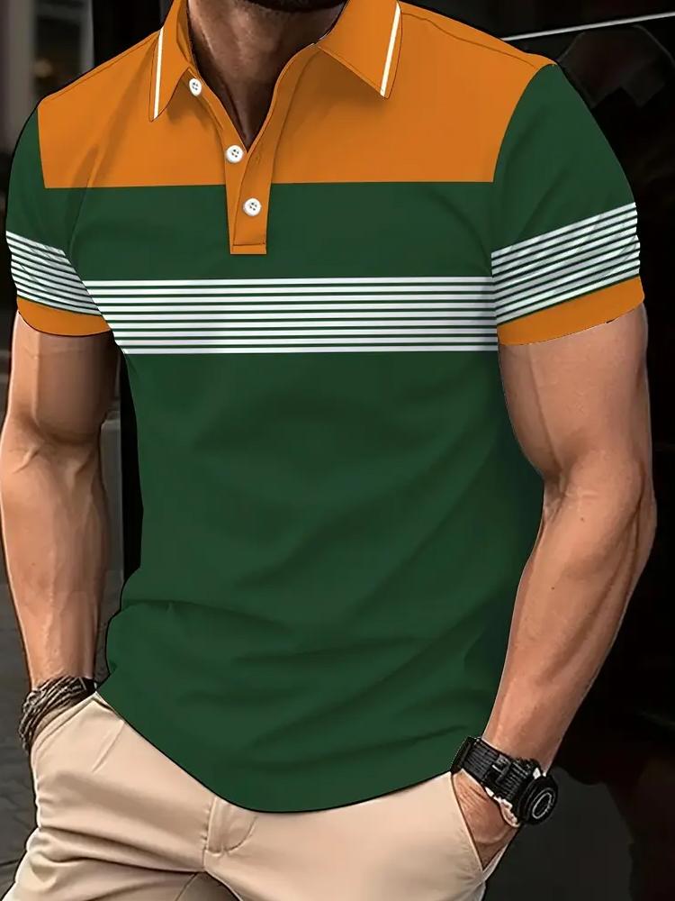 

Рубашка для гольфа больших размеров из дышащей полиэстеровой смеси L зелёный