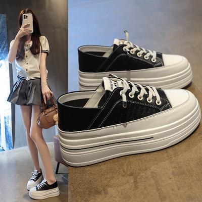 Lisen 22 nuove scarpe autunnali con suola spessa e rialzo interno, scarpe da ginnastica casual a doppio uso
