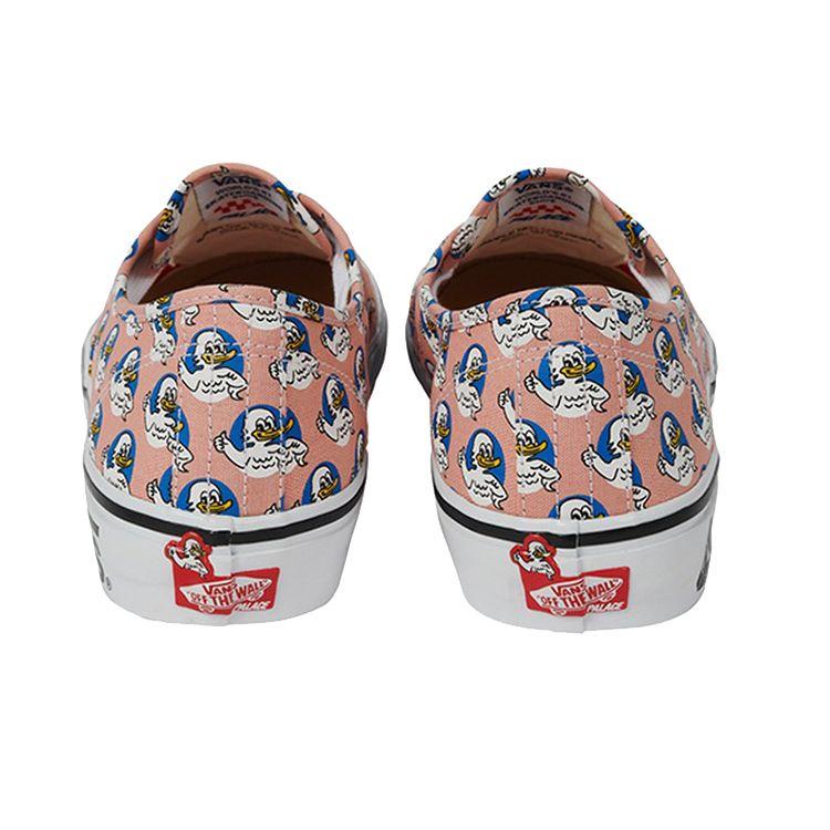 Palace x Vans Skate Authentic Jeremy the Duck - Salmon Unisex Sneakers Pink White Royal VN0A4BWN6VL