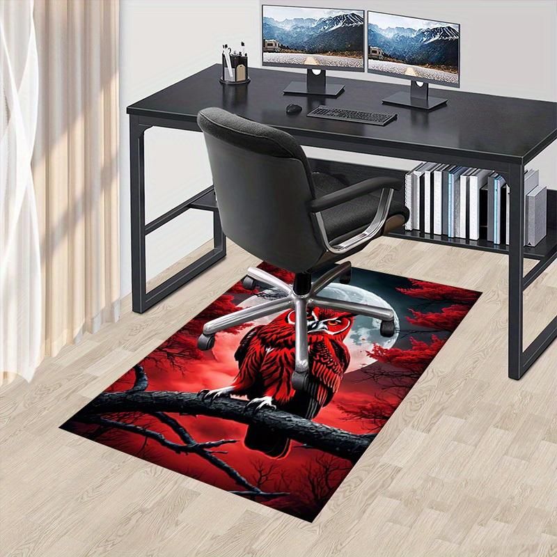 

Office Carpet Red Owl Design for Sofa Protection Under Chairs 60cm by 90cm