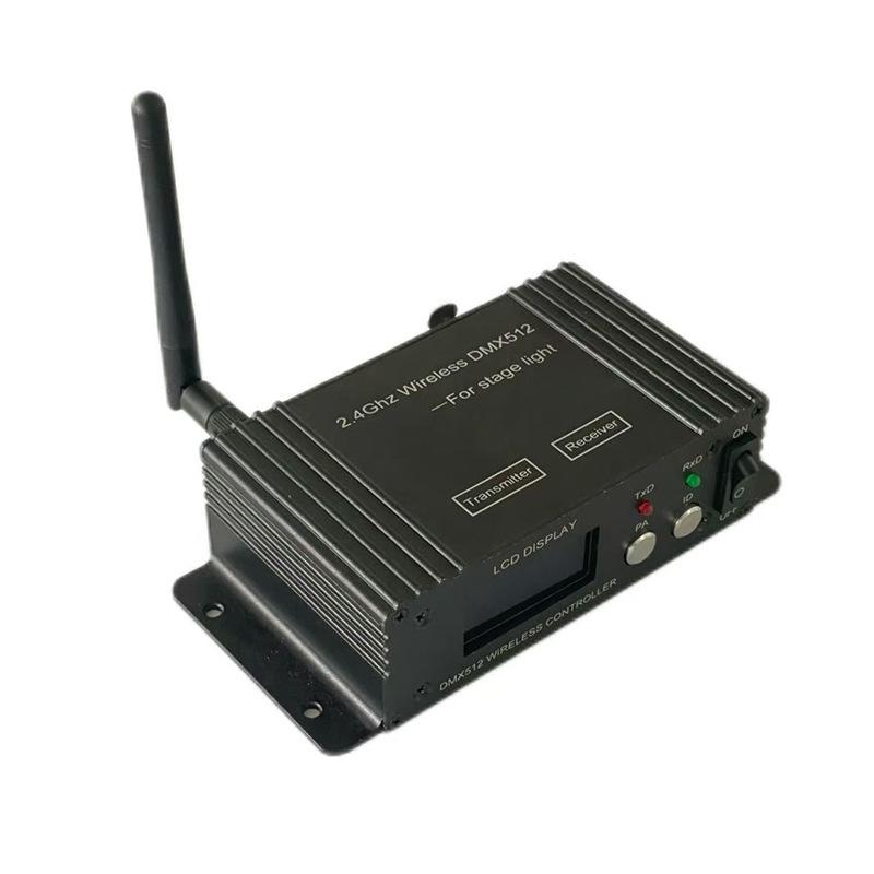 DMX512 Wireless Lighting Controller with LCD: Transceiver, Transmitter, Receiver for Stage Lights