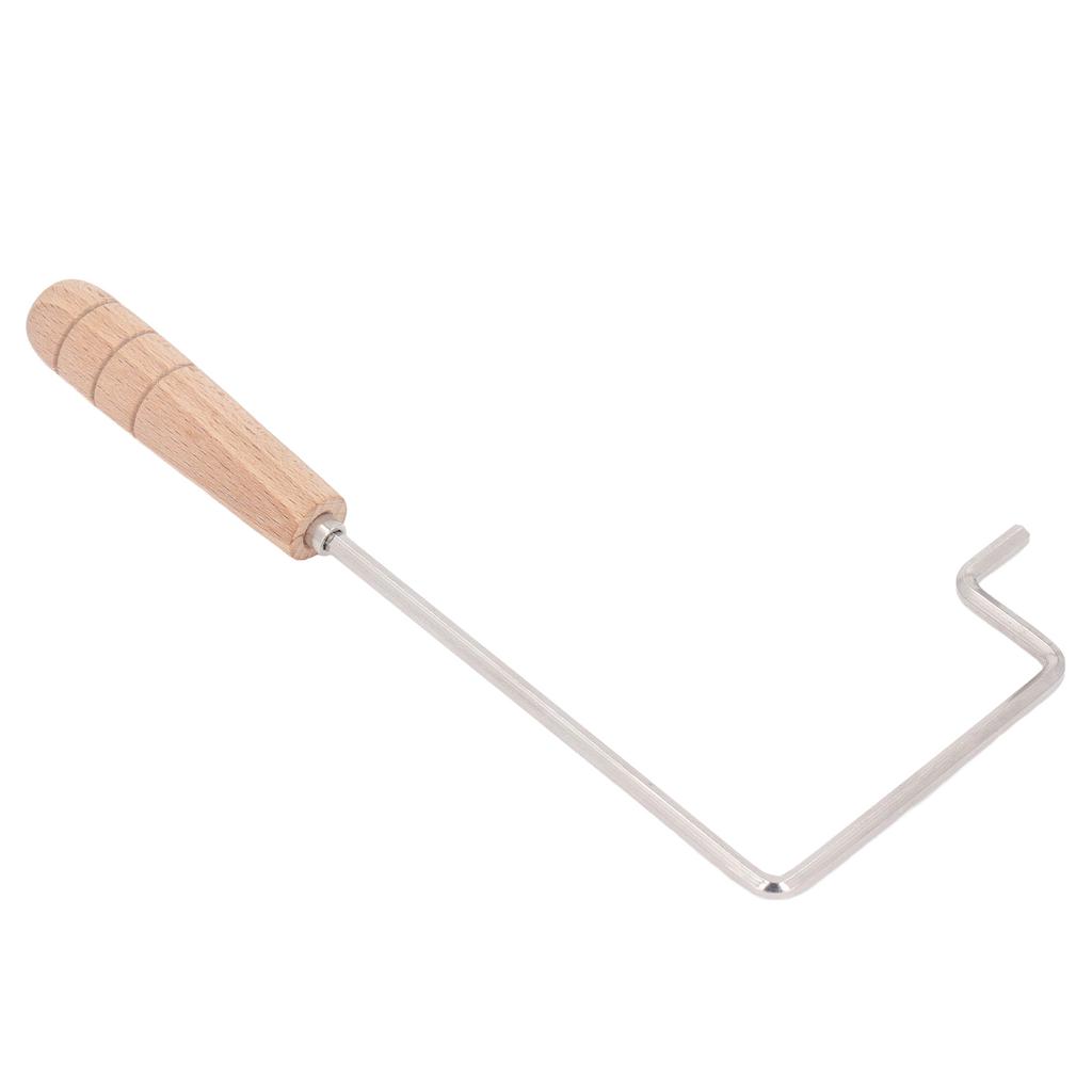 Guitar Hex Wrench Extended 4mm Hex Key Solid Wood Handle Guitar Adjustment Tool for Maintenance