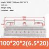304 Stainless Steel Double Hole Metal Straight Plate Thickened Flat Gasket With Holes Blocking Plate Bolt Accessories