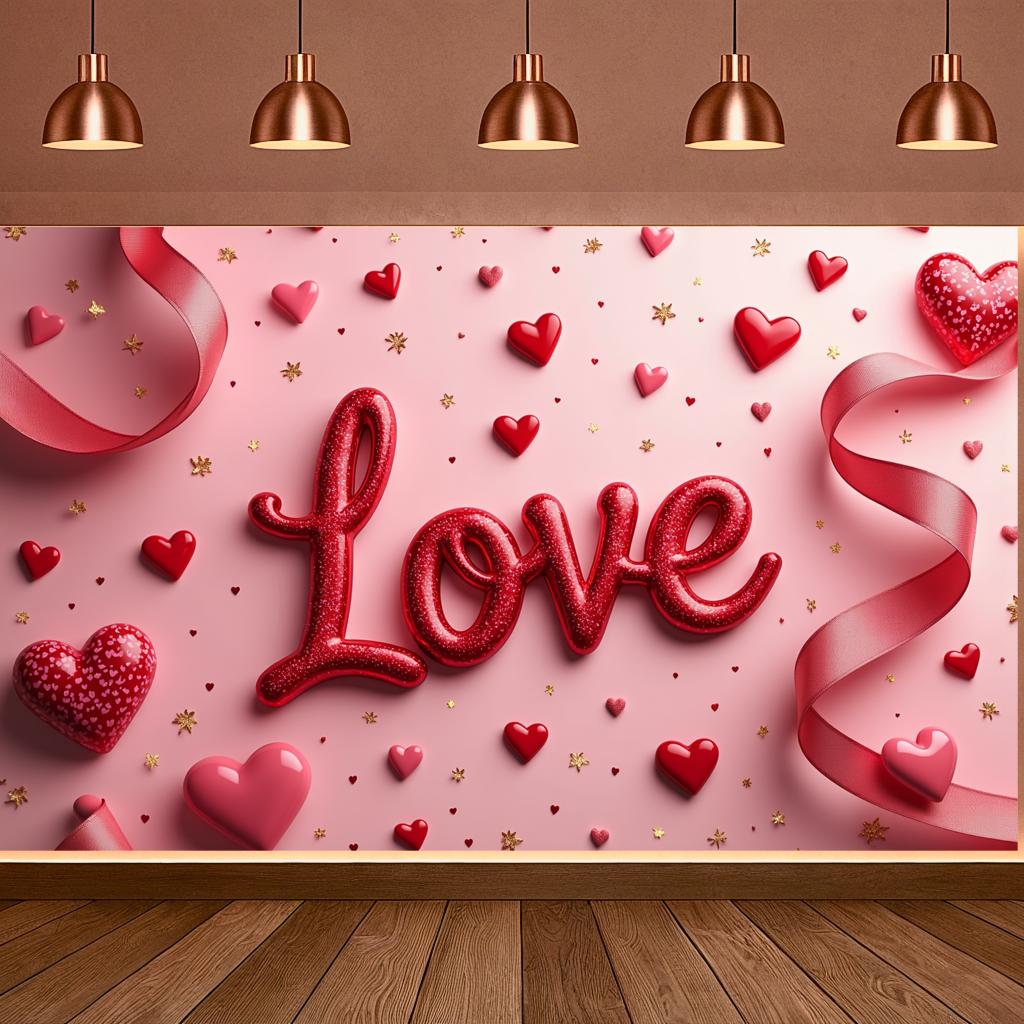 Sparkling Banner Event Backdrop For Wedding Decorations Photography