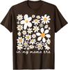 In My Mom Era Funny Mother's Day Flowers Crayon Unisex T-Shirt