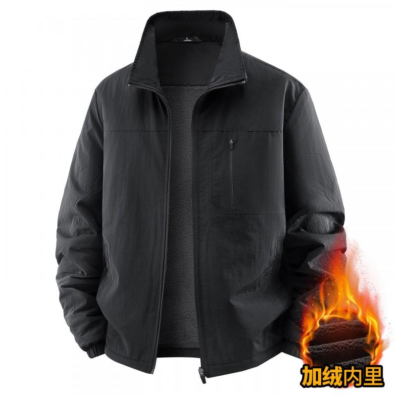 Mens Fleece-Lined Windproof Waterproof Softshell Jacket Cycling Outdoor Sports Winter