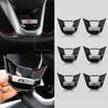 XMZSA1 Car Steering Wheel Emblem Sticker For VW R RLINE 4MOTION MAGOTAN Jetta Touran POLO Golf MK4 Tiguan Passat TDI Decals