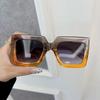 Geometric Square Designer Sunglasses Female Male Big Frame Lovely Sun Eyewear Female Male Stylish Oculos De Sol