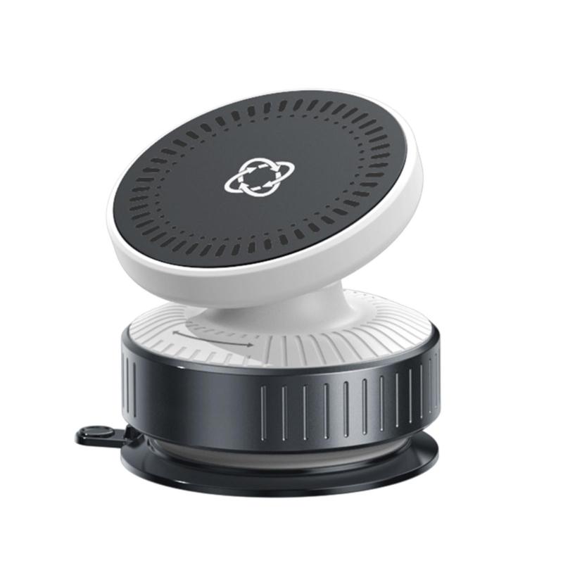 

Phone Holder Bracket Stand Rack 360Degree Rotation Powerful Magnets for Car Mount Strong Grip Vacuum Suctions Attachment 1