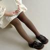 Girls' Pantyhose Children's Leggings Solid Color Vertical Striped Kids Pantyhose