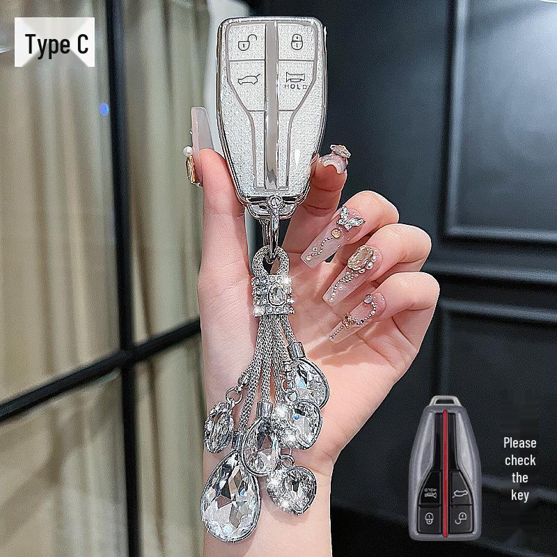 Custom Key Case for Hongqi Models: HS5, H5, H9, EQM5, H6, HS7 - Premium Design for Men and Women