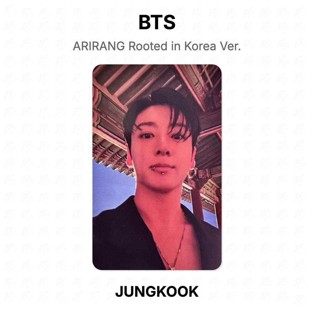 BTS ARIRANG Radicato in Corea Ver. Fototessera ufficiale